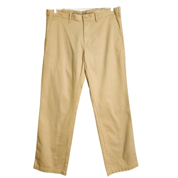 Eddie Bauer Mens Classic Fit Legendwash Pants Size 38 X 34 Saddle Khaki Cotton - Picture 1 of 16
